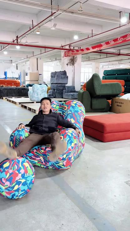 🛋️ Artistic Armchairs in the Making – A Colorful Comfort Experience 🎨
