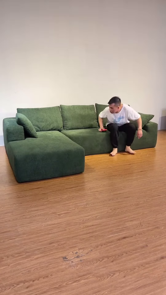 Modern Comfort in Forest Green 🌿🛋️