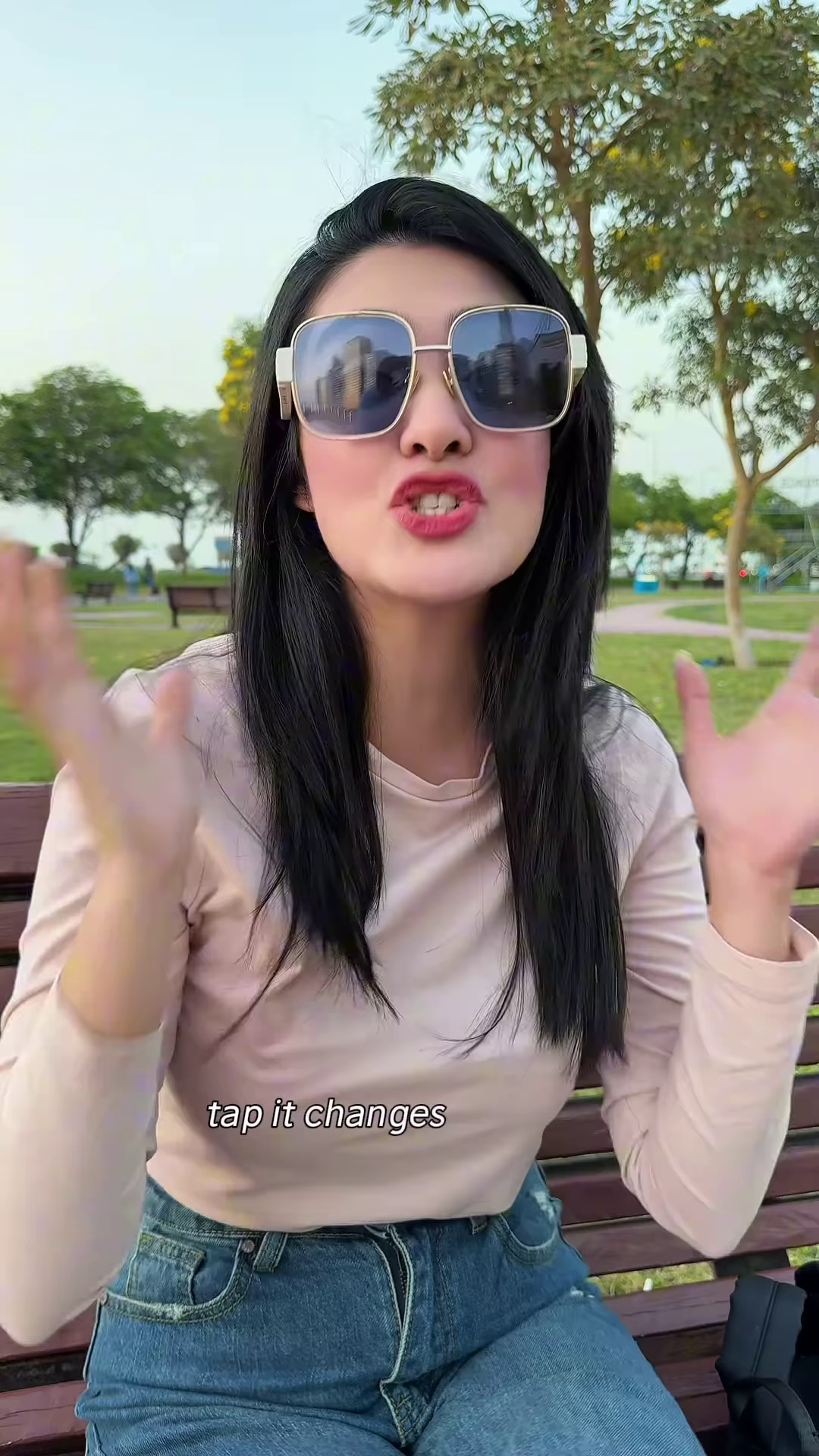 ✨ Smart Shades That Transform with a Tap! 🕶️
