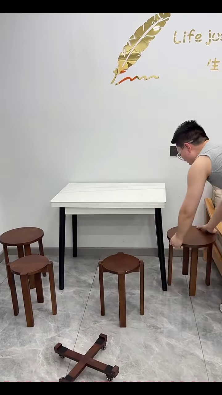 🪑✨ Space-Saving Smart Coffee Table Set – Style Meets Function! 🏡🧠