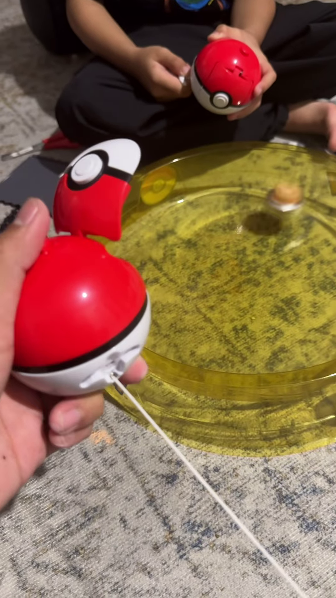 Interactive Poké Ball Beyblade Launcher & Spinning Top Set – Battle-Ready Pokémon Inspired Action Toy