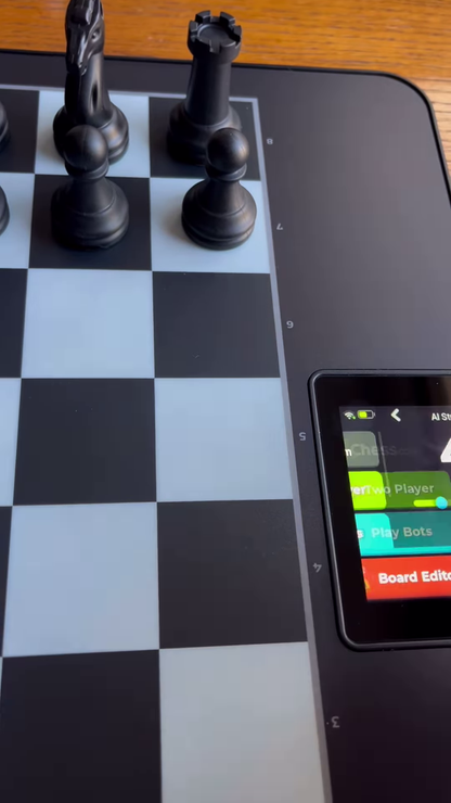 Smart Electronic Chess Board with AI & Touch Display