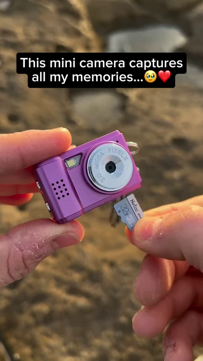 mini keychain camera is giving nostalgia + cute tech vibes