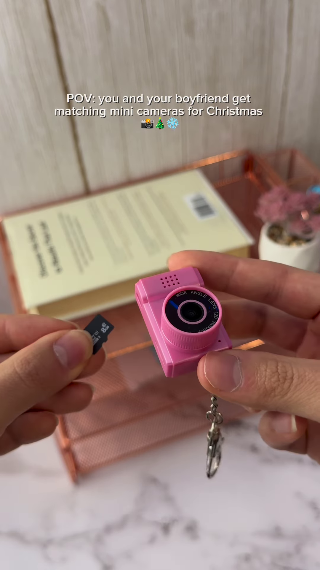 mini keychain camera is giving nostalgia + cute tech vibes